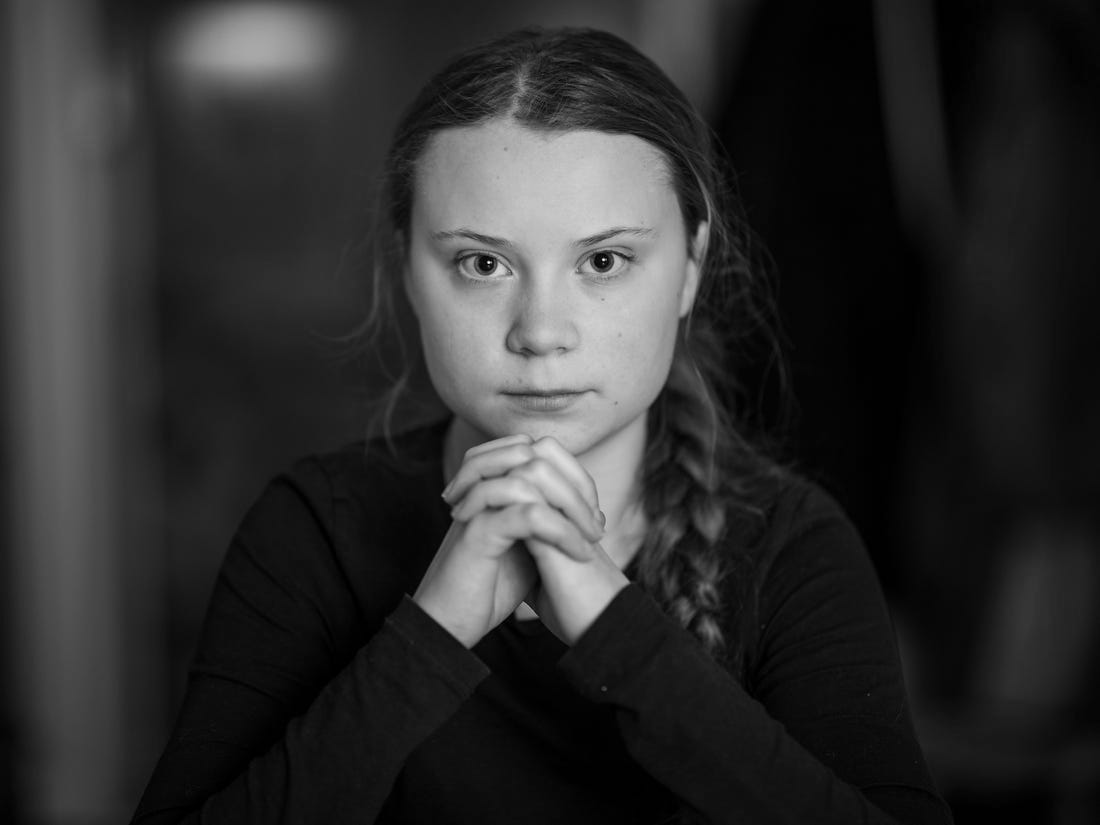 Greta Thunberg, jeune militante contre le changement climatique